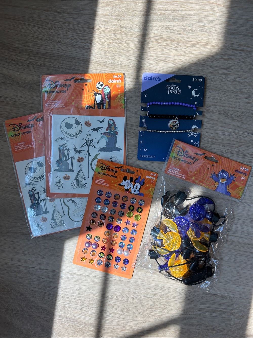 🎃 Disney x Claire’s Halloween Bundle 🎃 Stitch, Hocus Pocus, Nightmare, Mickey